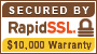 Website Secured By RapidSSL